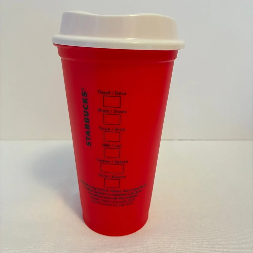 Starbucks Reusable Red Holiday Cups 2018/ 2019/ 2020/ 2022/ 2023 Set of 5